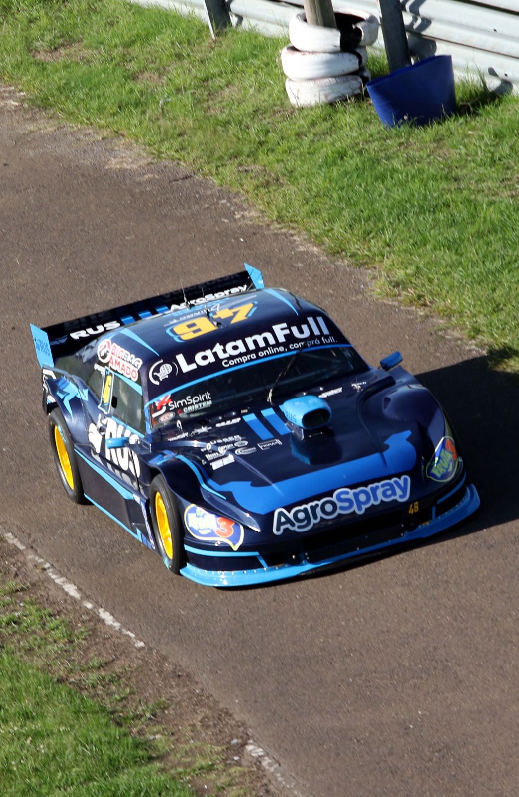 Thiago Falivene en pista